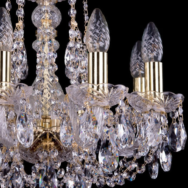 Подвесная люстра Bohemia Ivele Crystal 1406 1406/8/141/G