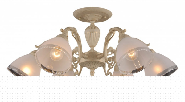 Люстра на штанге Natali Kovaltseva 79010 79010/6C BEIGE GOLD