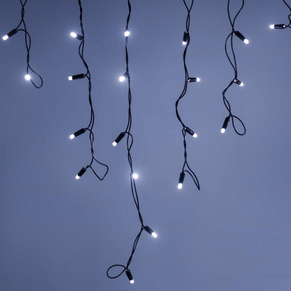 Бахрома световая [2.4x0.6 м] Edge ARD-EDGE-CLASSIC-2400x600-BLACK-88LED-FLASH WHITE (230V, 6W)