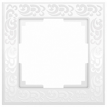 Рамка на 1 пост Werkel Flock WL05-Frame-01-white