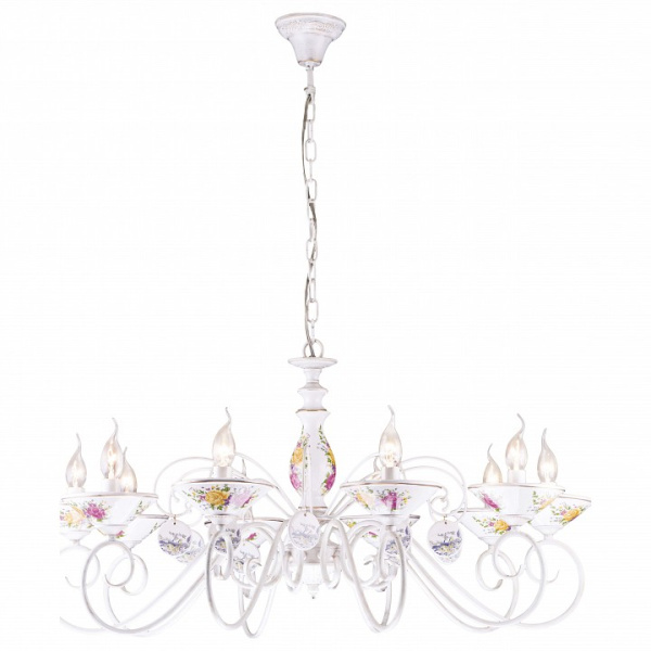 Подвесная люстра Arte Lamp Fiorato A2061LM-10WG