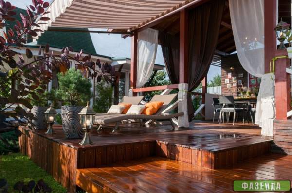 Наземный низкий светильник DeMarkt Фабур 1 804040301