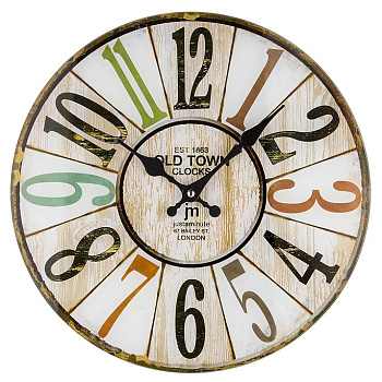 Настенные часы (33 см) Lowell