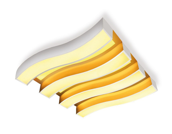 Накладной светильник Ambrella Orbital Parrus FP2424 WH 120W+72W D700*690