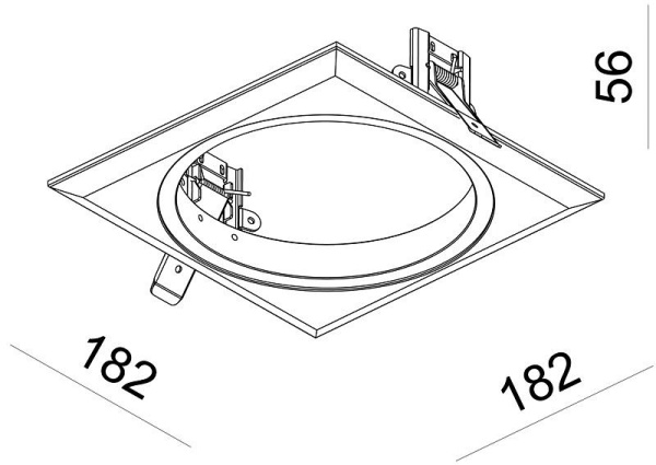 Рамка на 1 светильник Deko-Light  850101