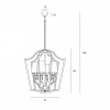 Подвесная люстра Maxlight Glasgow P0324