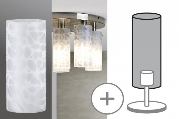 Плафон стеклянный Paulmann 2Easy Midi 70083