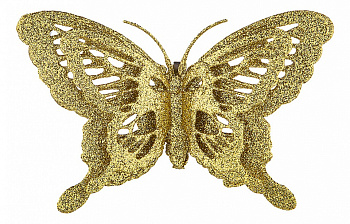 Елочная игрушка (14х9 см) Бабочка 858-123