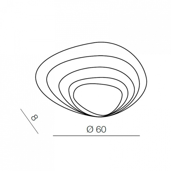 Накладной светильник Azzardo Strato B AZ0198