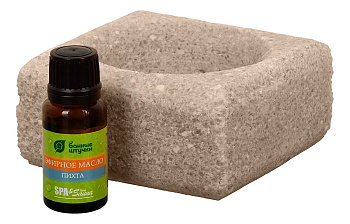 Набор из запарки для бани и соляного испарителя (10x10x5 см) Пихта 32481