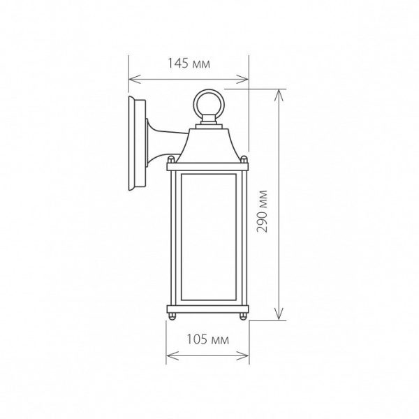 Светильник на штанге Elektrostandard Brick a038438