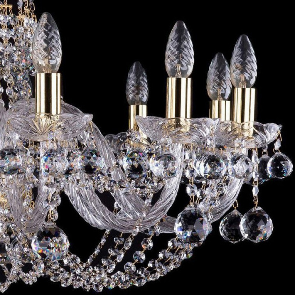 Подвесная люстра Bohemia Ivele Crystal 1406 1406/12/300/G/Balls