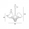 Подвесная люстра Maxlight Tucan P0058