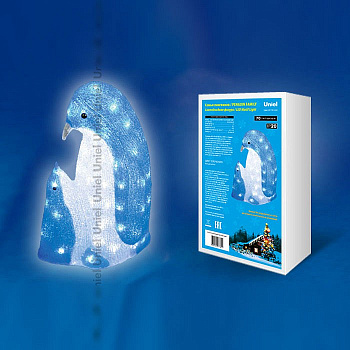 Зверь световой Семья пингвинов [39 см] Uniel ULD 11035