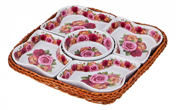 Блюдо декоративное (27х27х4.5 см) Art 792-043