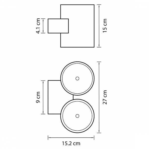 Накладной светильник Lightstar Paro LED 372574