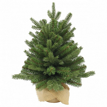 Ель новогодняя [60 см] Шервуд в мешочке Премиум зеленый 72065