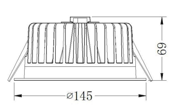Встраиваемый светильник Deko-Light  565181
