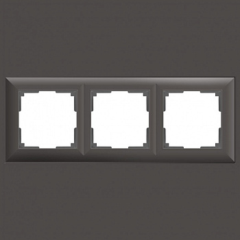 Рамка на 3 поста Werkel WL14 WL14-Frame-03 (Серо-коричневый)