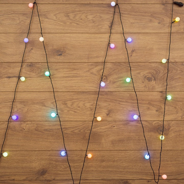 Гирлянда Супернить (5 м) Мультишарики Home 303-559