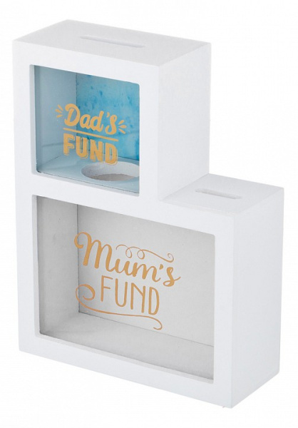 Копилка (18х7х23.5 см) Dad's and Mum's fund 124-146