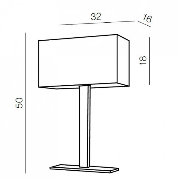 Настольная лампа декоративная Azzardo Martens table AZ1527