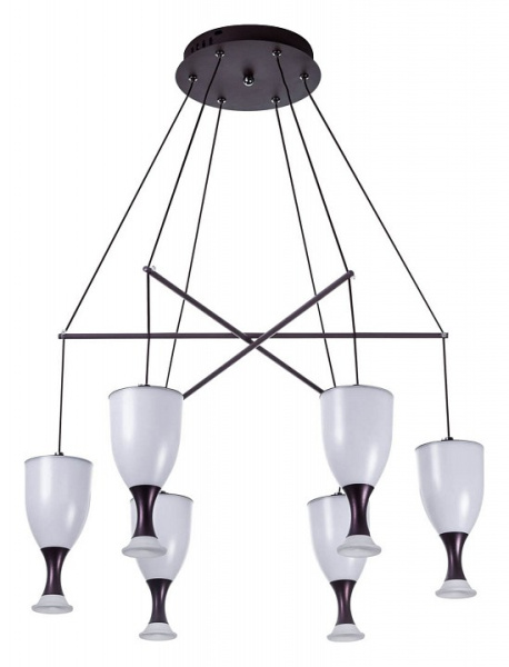 Подвесная люстра LED4U 6409 6409-6 Brown
