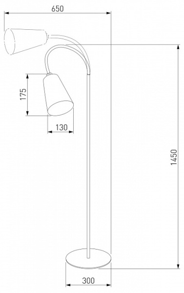 Торшер TK Lighting Wire 3082 Wire Colour