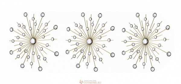 Набор из 3 панно (25 см) Aviere 29227