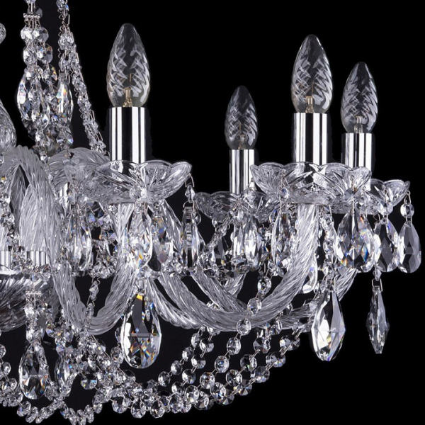 Подвесная люстра Bohemia Ivele Crystal 1406 1406/10/300/Ni