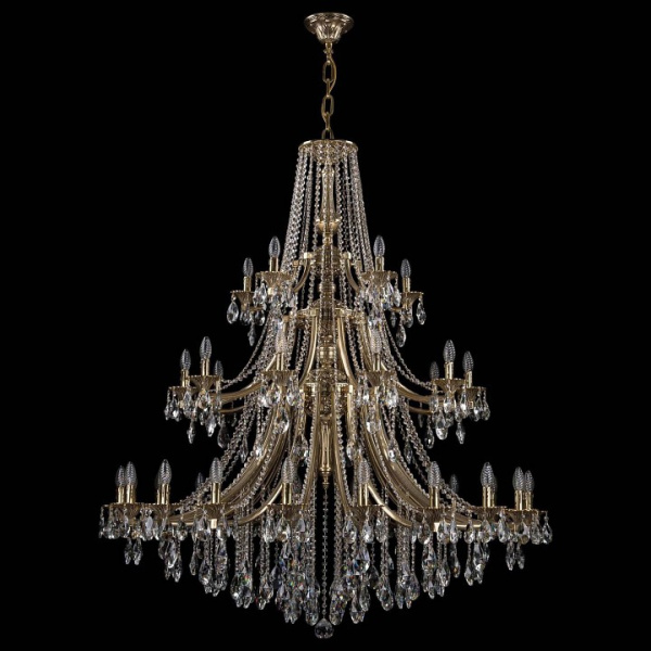 Подвесная люстра Bohemia Ivele Crystal 1771 1771/20+10+5/490/B/GB