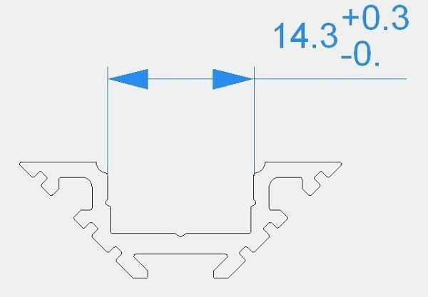 Профиль накладной Deko-Light AV-04-12 970413