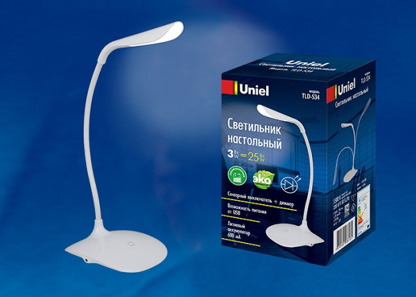 Настольная лампа офисная Uniel TLD-534 UL-00001495
