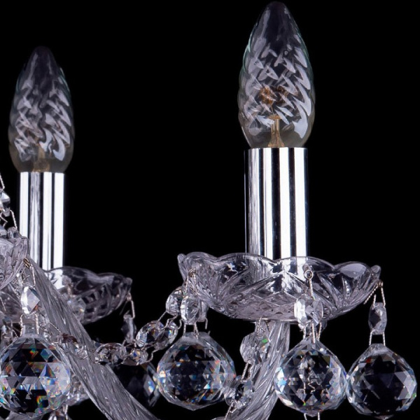 Подвесная люстра Bohemia Ivele Crystal 1406 1406/5/160/Ni/Balls