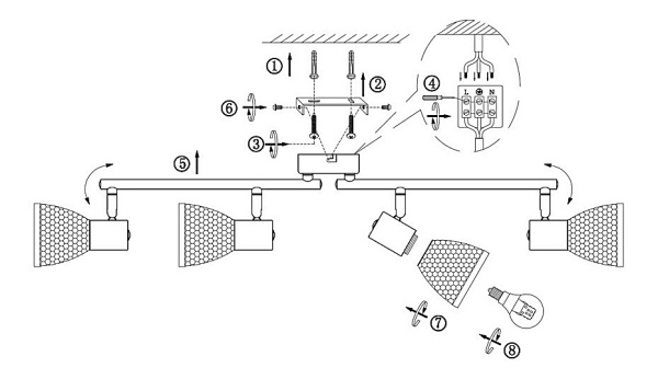 Спот Globo Rachel 56041-4