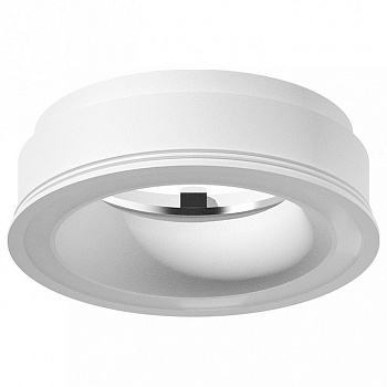 Рамка на 1 светильник Ambrella N711 N7110 SWH белый песок D70*H28mm Out1mm MR16