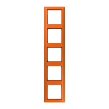 JUNG AS 500 Оранжевая Рамка 5-ая ударопрочная