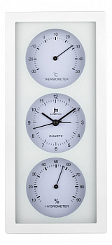 Настольно-настенные часы (12x26 см) Lowell JA7071 JA7071B