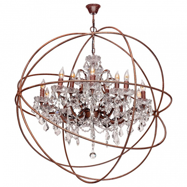 Подвесная люстра Loft it Foucaults Orb Crystal LOFT1897/15