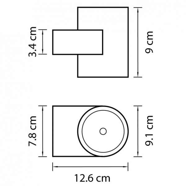 Накладной светильник Lightstar Paro LED 361694