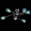 Люстра на штанге Freya Flash FR5103-CL-06-BL