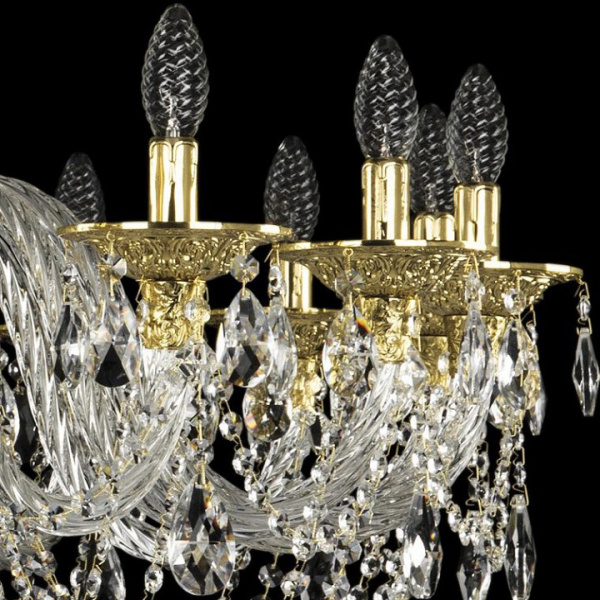 Подвесная люстра Bohemia Ivele Crystal 1602 16102/12/360/h-96 G