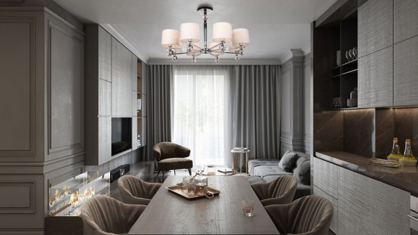 Люстра на штанге Escada Belief 667/8P