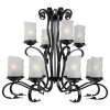 Подвесная люстра Arte Lamp Scroll A7915LM-8-4BK