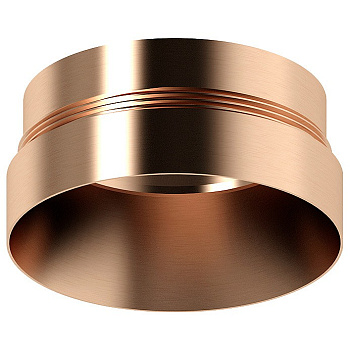 Рамка на 1 светильник Ambrella N613 N6135 PPG золото розовое полированное D60*H25mm Out10mm MR16