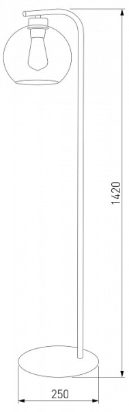 Торшер TK Lighting Cubus 5051 Cubus Graphite