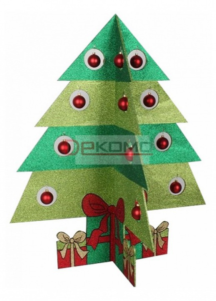 Ель новогодняя (84x100 см) складная 502-393