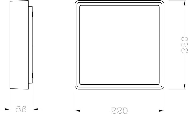 Накладной светильник Deko-Light Quadrata 348012
