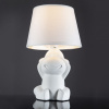 Настольная лампа декоративная Escada Monkey 10176/T White