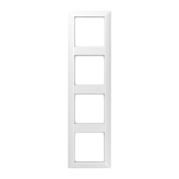 JUNG AS 500 Белая Рамка 4-ая ударопрочная